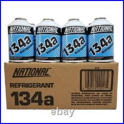 National R134a Auto A/C Air Conditioning Refrigerant Freon Gas USA 12oz -12 Can