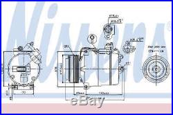 Nissens Air Conditioning A/C Compressor 89034 BRAND NEW 5 YEAR WARRANTY