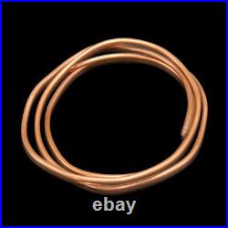 OD 2-8mm Soft Copper Tube Coil Pancake Pipe Air Conditioning Refrigeration Pipe