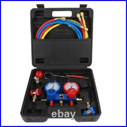 R134a Air Conditioning Refrigerant Manifold Gauge Set With 1.5m Charging Hose