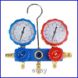 R134a Air Conditioning Refrigerant Manifold Gauge Set With 1.5m Charging Hose