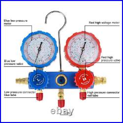 R134a Air Conditioning Refrigerant Manifold Gauge Set With 1.5m Charging Hose