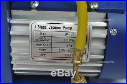 Refrigerant Vacuum Pump + 100KG scale + 3 way manifold gauge R410a R134a R404a