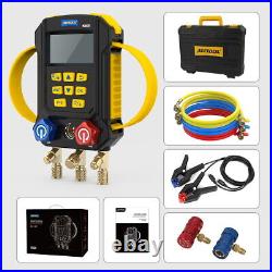 Refrigeration Digital Manifold Gauge HVAC Air Conditioning Pressure Leak Tester