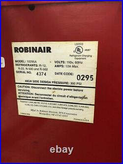 Robinair A/C 10295A Refrigerant R-12 R-22 R-500 R502 Air Condition Machine #356