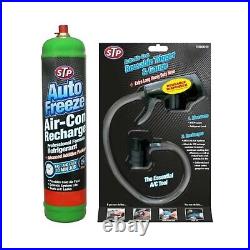 Stp Car Air Con Conditioning Top Up Aircon Refill Recharge R-134a Gas Kit