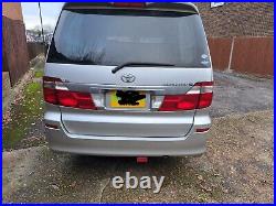 Toyota Alphard Campervan Automatic Sleeps 2 with 5 Travel Belts