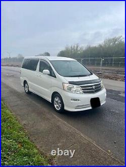 Toyota Alphard Campervan. LPG fuel conversion, professionally built, with awning