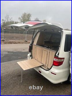Toyota Alphard Campervan. LPG fuel conversion, professionally built, with awning