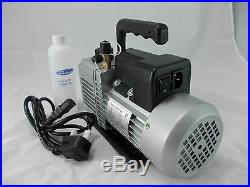 Two Stage Vacuum Pump 4.5 CFM 1/2HP 15 Microns(µ) Air Conditioning Refrigeration