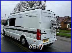 VW Crafter Camper Van LWB 2007 High Top Solar Panel Fixed Bed 4 Berth Awning A/C