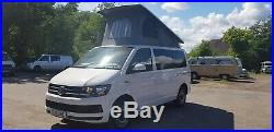 VW T6 camper van, low miles, Air-Con, RIB Bed, Poptop, Colour bumpers