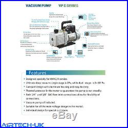 Vacuum Pump Air Conditioning Refrigeration 4.5CFM 1/2HP Two Stage